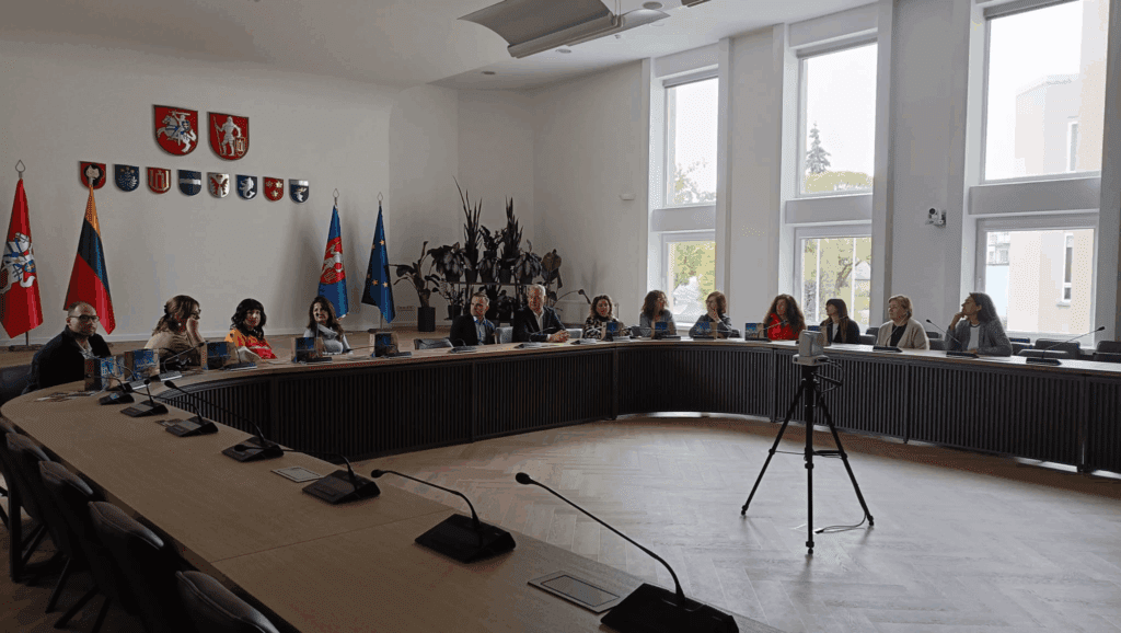 Docebti dell'Istituto Comprensvo Foligno 1 a Vilnius.