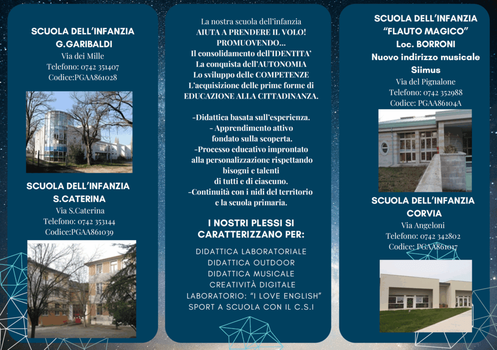 Brochure Scuola Aperta Infanzia 2025 2