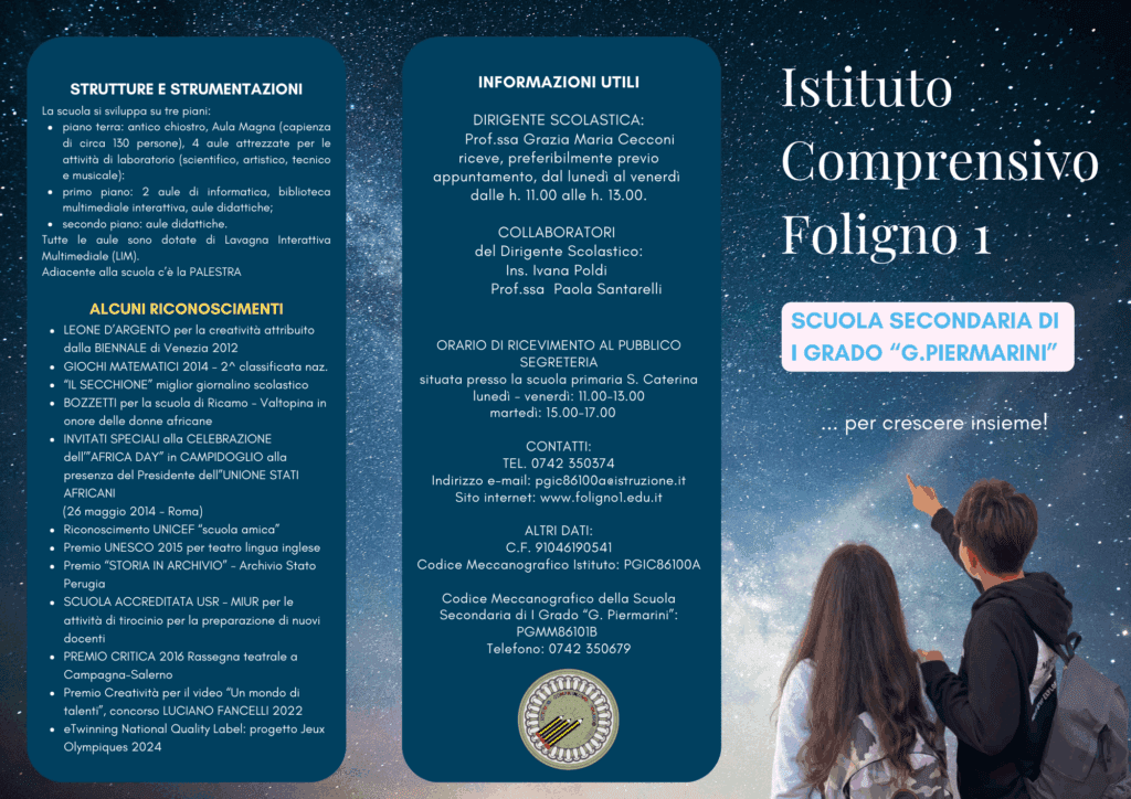 Brochure Scuola Aperta Piermarini 2025